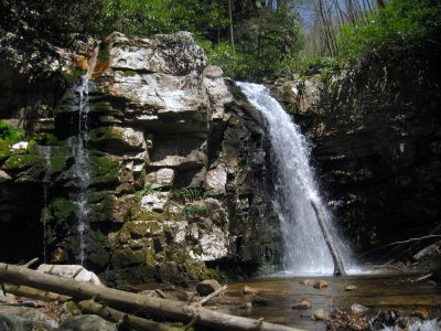 Gentry Creek Falls
Lower Set of Falls,
4-30-2011
