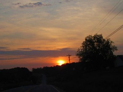 Sunset
Near Carter's Lake, Georgia,
May, 2011
