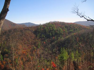 View From No Business Knob
Rocky ridges and hidden cliffs,
11-6-2011
