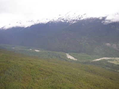 view from helicopter
photo by Becky Hyder
