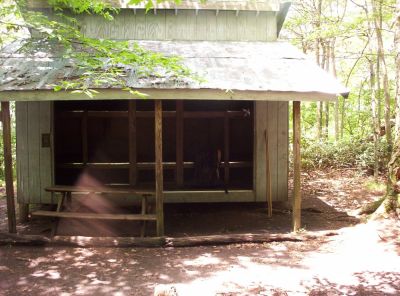 Big Bald Shelter
The 'Carolina Condo' 
July 2009
