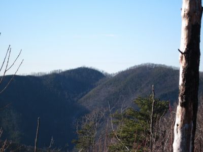 Cleft in the Sampson Mountain Ridgeline
...as seen from Big Pine Ridge.
January 2010
