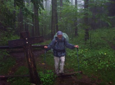 'Dave From Philly'
At Deep Gap in the rain,
August 2009
