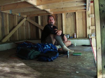 Ernest
Curly Maple Gap Shelter,
6-14-12
