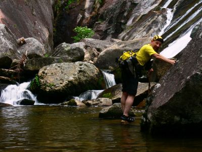 Hillbilly Gnome
..at the South Harper Creek Falls (NC).
6-5-2015
