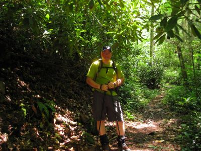 'Demo'
Hiking the Appalachian trail on Unaka Mountain,
7-5-15
