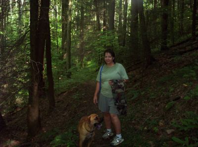 Maria and Trooper
...At Deep Gap, August 2009
