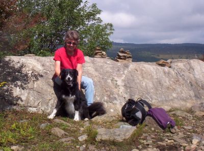 'Nellie'
...and benefactor on Wilburn Ridge,
9-09
