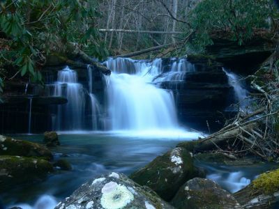 Cascades on Corder Creek
Little Stony Creek Wilderness,
1-28-2017
