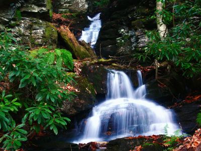 The Cascades in the Slot Canyon
Slot Canyon on Unaka Mnt,
11-21-2015

