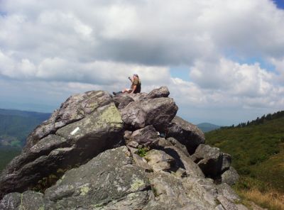 Buzzard Rock
Rat perched on top taking pics of mountains...
