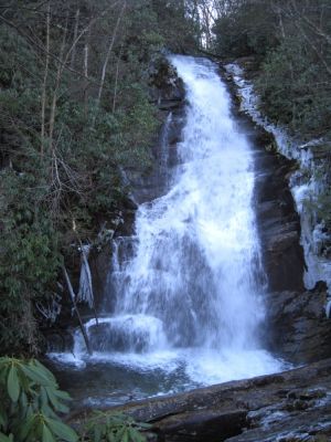 Red Fork Falls
On Unaka Mountain,
January 2010
