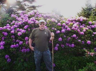 Roan Mountain
Rat Patrol standing in front of Roan Mountain's famous Catawba Rhododendron in bloom
