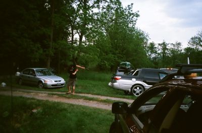 Turbo Joe
Practicing some of his moves for the 'fire art' performance...
