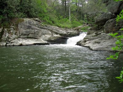 Splash Dam Falls
Located on the Elk River 
Photo by RAT 
Spring, 2010
