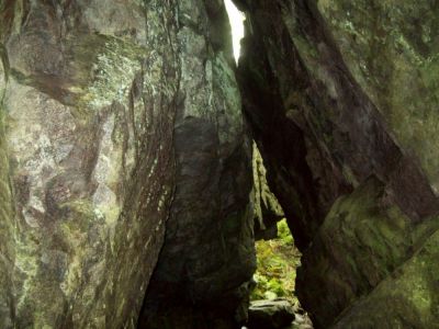 Trail Through the Boulder-Cave
Ascending Mount Rogers on Wilburn Ridge
9-09
