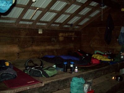 Camping at the Wise Shelter
2nd night on the trail,
9-09
