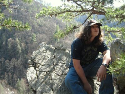 Sill Branch Overlook
Tyler on the 'Cliff's Edge',
3-19-10
