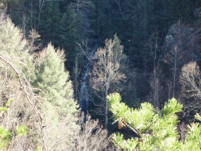 Lower Sill Branch Falls
...as seen from the 'cliff's edge' of the Sill Branch Overlook,
3-19-10
