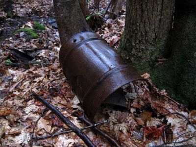 Old Barrel
Deep in the narrow hollows of Rich Mountain. 
 2-28-2017
