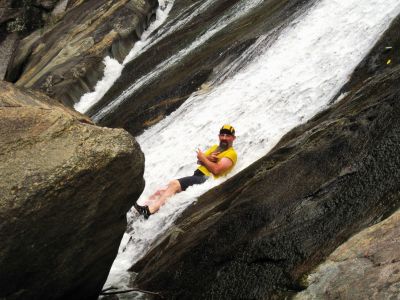 South Harper Creek Falls
Hillbilly Gnome, South Harper Creek Falls (NC).
6-5-2015
