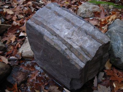 Striped Rock
Davis Creek/Phillips Hollow Trail.
11-12-2011 
