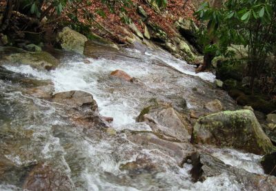 Devils Creek Cascades
Looking Downstream toward Cascade #3,
December, 10, 2011
