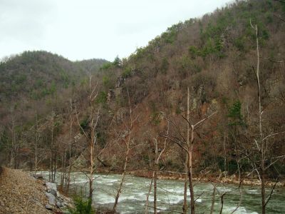 Cliffs Along The Nolichucky River
December, 10, 2011

