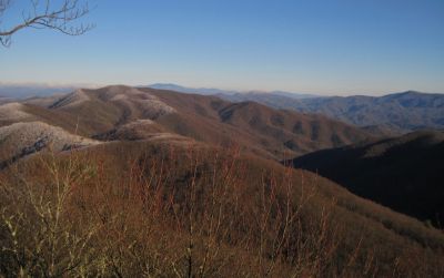 View From Middle Spring Ridge
aka, 'Buzzard Rock',
Middle Spring Ridge Trail,
December 17, 2011
