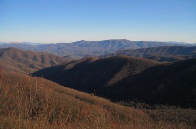 View From Cliffs
aka, 'Buzzard Rock',
Middle Spring Ridge Trail,
December 17, 2011
