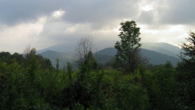 View From Camp
Big Bald in the distance...
Rat's Birthday Hike, 2013
Morning, Day 2
