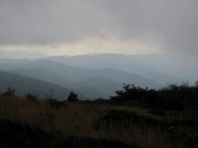 View From Summit
View from Big Bald Summit (before the clouds closed off the view...)
Rat's Birthday Hike, 2013
Day 2
