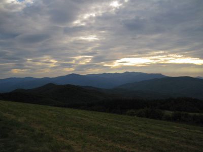 View From Max Patch
Rat's Birthday hike,
September, 2010 
