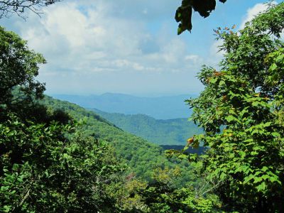 View from Bluff Mountain
descending the northern side...
September, 2010
