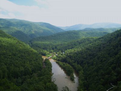 View From Cliff Ridge
The Nolichucky River Gorge
October, 2010
