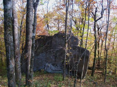 Large Boulders
...on the Big Bald Mountain Ridgeline,
Big Bald Mountain
October, 2010
