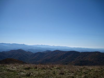 View From Big Bald
Looking toward Mount Mitchell and the Blue Ridges of North Carolina.
Big Bald Mountain
October, 2010
