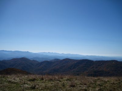 View From Big Bald
Looking toward Mount Mitchell and the Blue Ridges of North Carolina.
Big Bald Mountain
October, 2010
