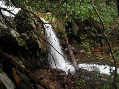 Upper Falls on Higgins Creek
Profile,
Higgins Creek, 
1-1-2016
