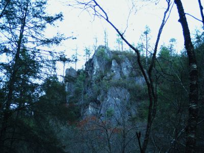 Rocky Fork Cliffs
on the end of Flint Mountain.
November, 2010 
