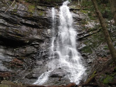 Lower Sill Branch Falls
...with 'rock art' at the base,
3-11-10
