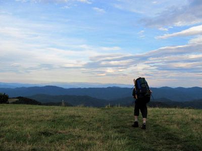 Max Patch
on the Appalachian Trail, 
September, 2010 
