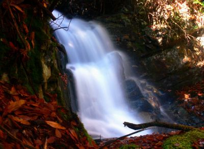 Small Falls on Shinbone Creek
Unaka Mountain (NC side),
12-8-2016
