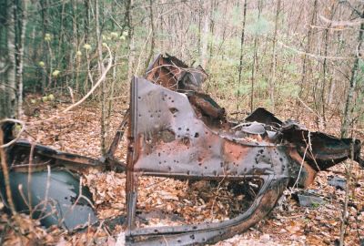 Cherokee Mountain
The old 'Bonnie and Clyde Car' on Cherokee Mountain, April 2009
