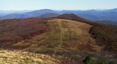 Big Bald
View from summit,
October 2009
