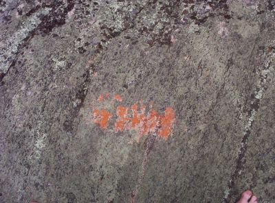 Enigmatic Orange Spot
On High Rocks (is not paint)...has been there as long as I can remember
July 2009
