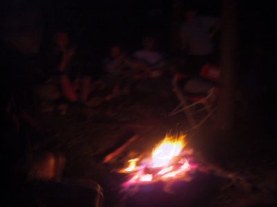 Brown Gap Campfire
Brown Gap fire feast photo...(The photo is blurry, but we were probably a bit blurry, too)...2004, I think.
