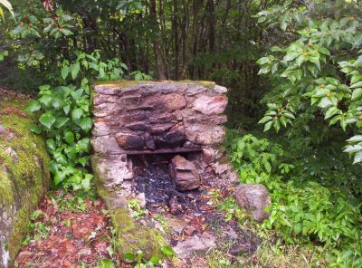 Fireplace at Big Stamp Campsite
July 2009
