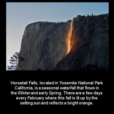 Horsetail Falls
Horsetail Falls in Yosemite National park
