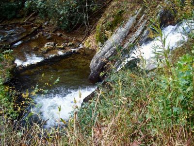 Big Creek Falls (NC) 
Photo by Rat,
10-18-2009 
